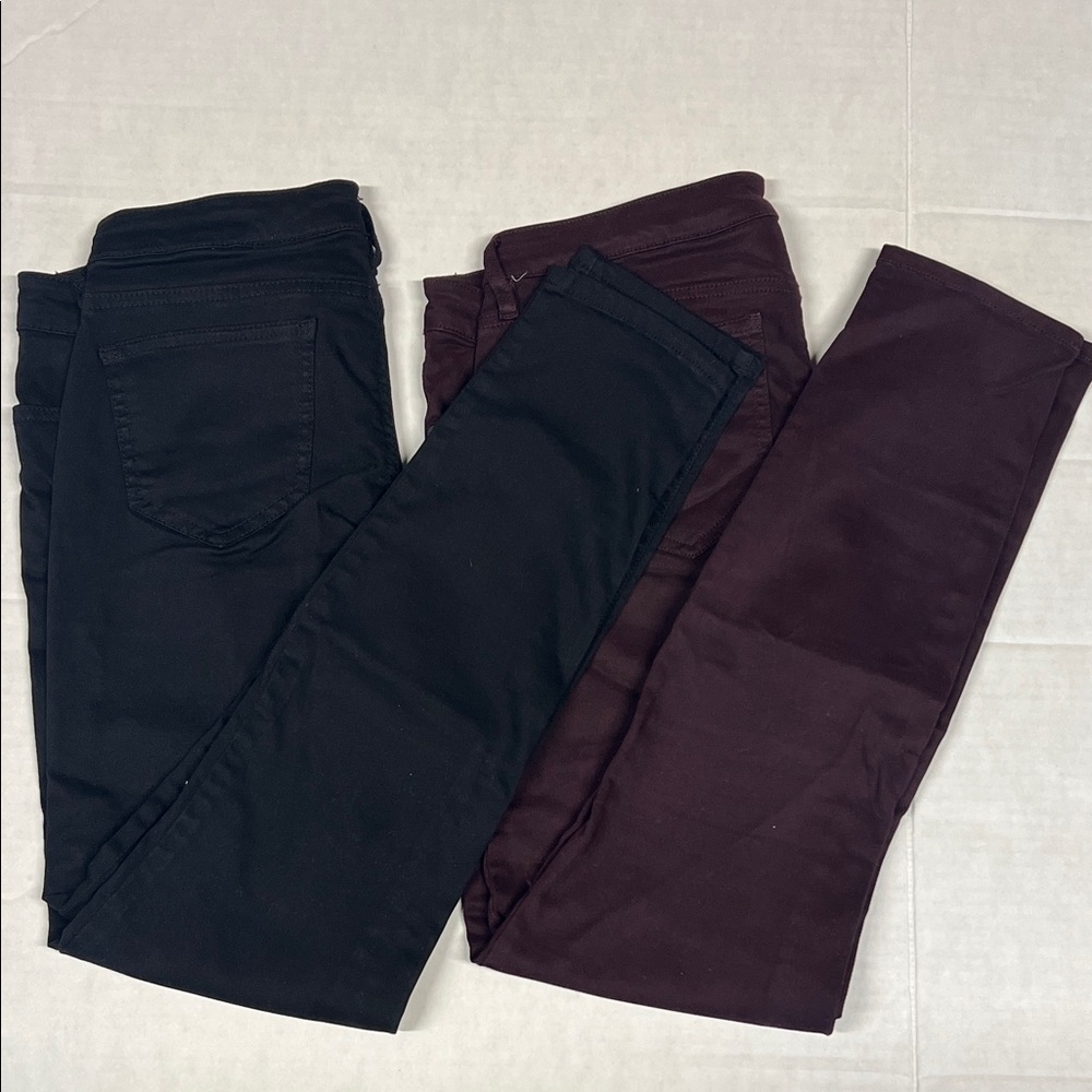 Buffalo Brand Women's Jeans Bundle - Black & Burgundy - Size 8/29